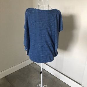 Butterfly sleeve blouse